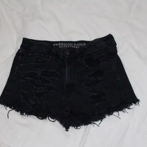 High Waisted Denim Shorts